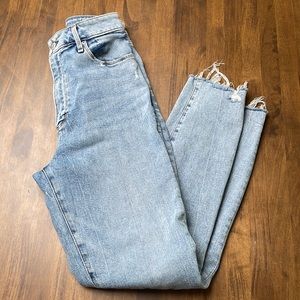 High rise skinny ankle Jean